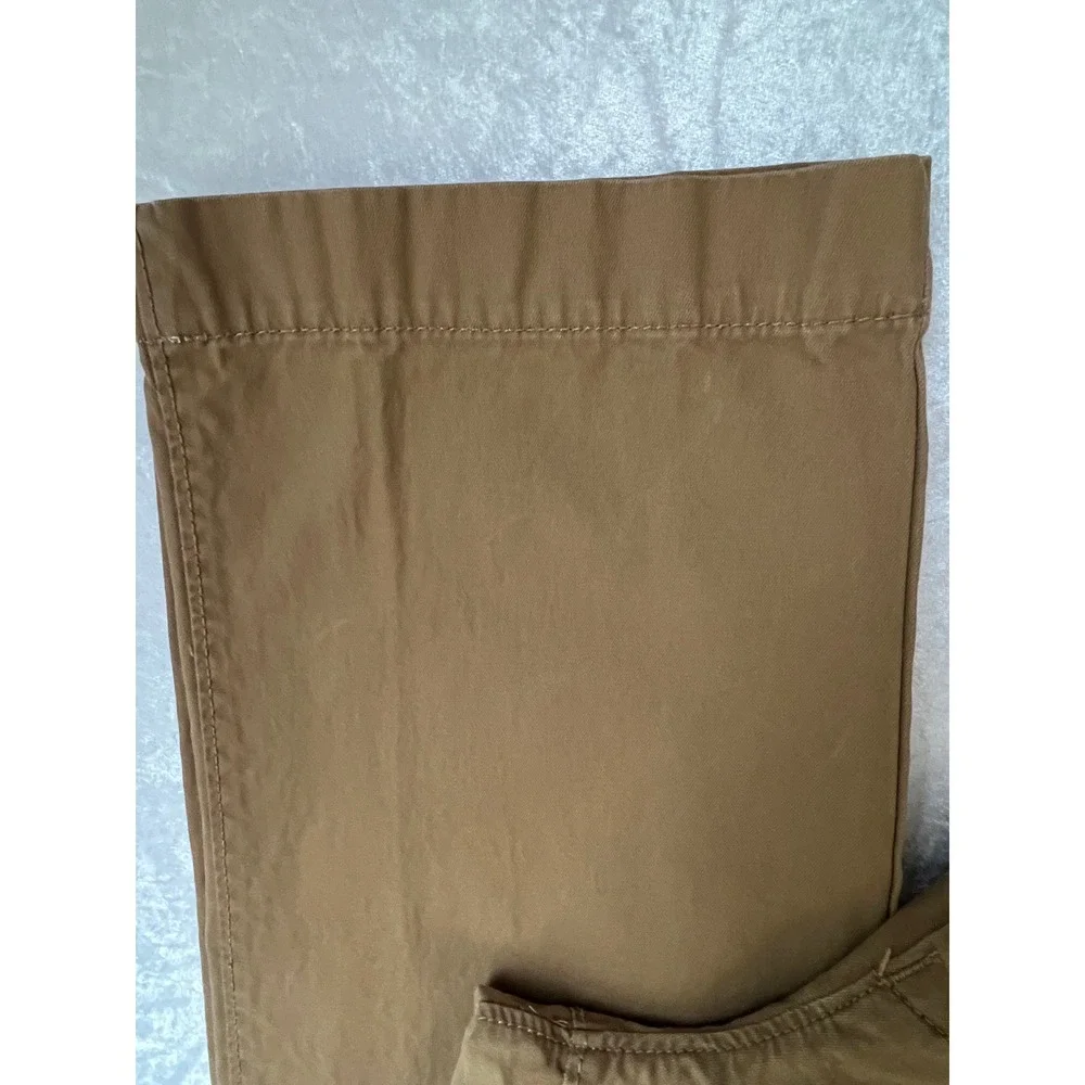 American Eagle Original Straight Cotton Chino Pants Men's size 32 x 34 Brown - Picture 7 of 12